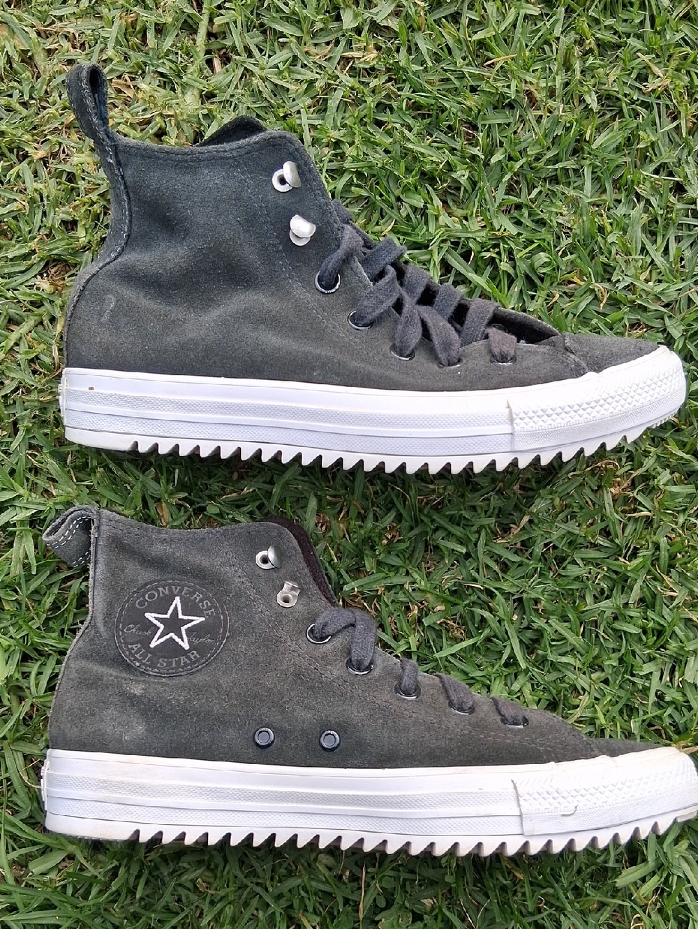 Converse Charcoal High-Top Sneakers - Picture 3 of 11